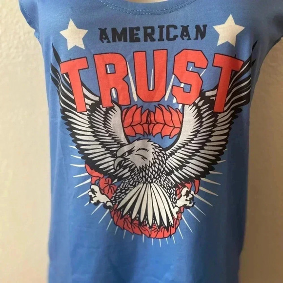 💥🆕American Trust Star Eagle Hollow Out Tank M 🆕 - Picture 3 of 5
